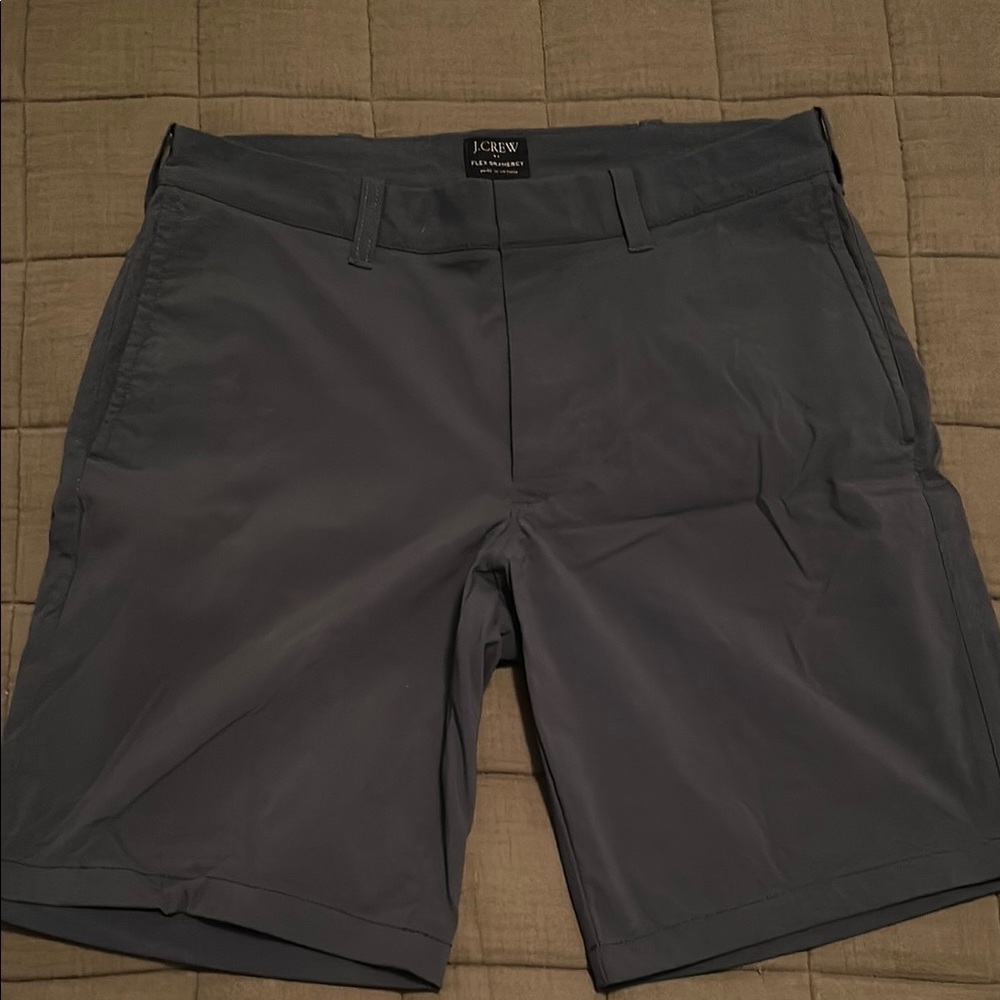 J. Crew Gray Flat Front Shorts Casual Style
